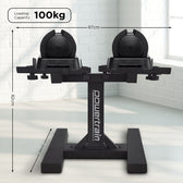 Powertrain TD1 GEN2 Pro 50kg Adjustable Dumbbell Set with Stand (2 x 25kg)