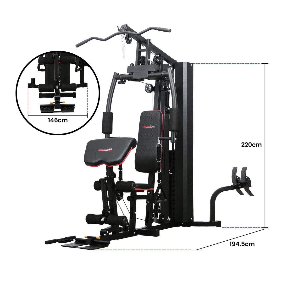 Powertrain HGM-89F Home Gym - 68kg Stack