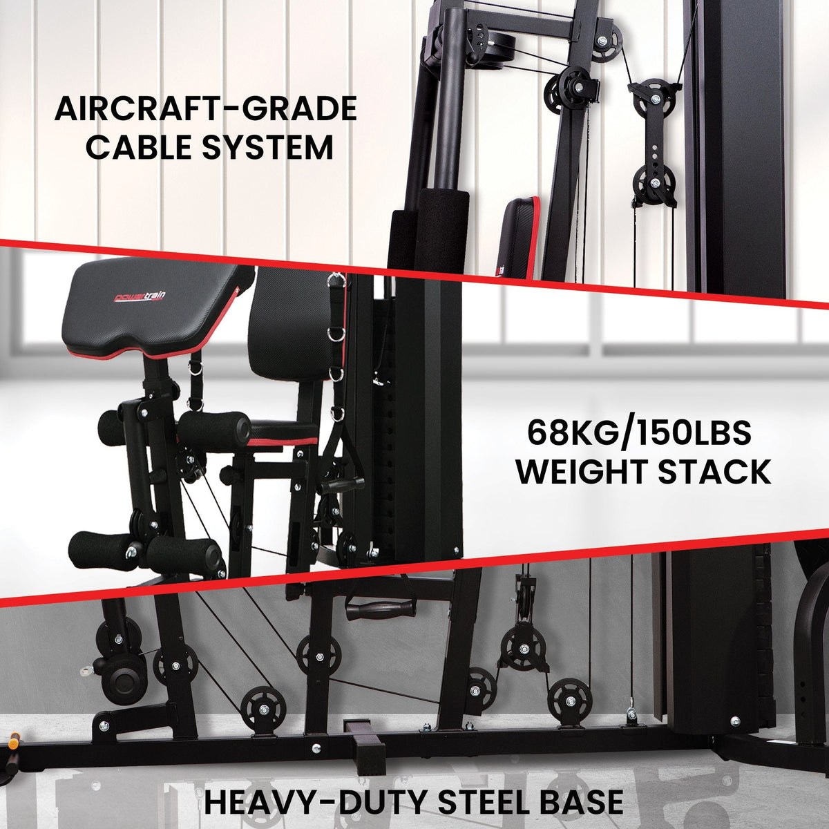 Powertrain HGM-89F Home Gym - 68kg Stack