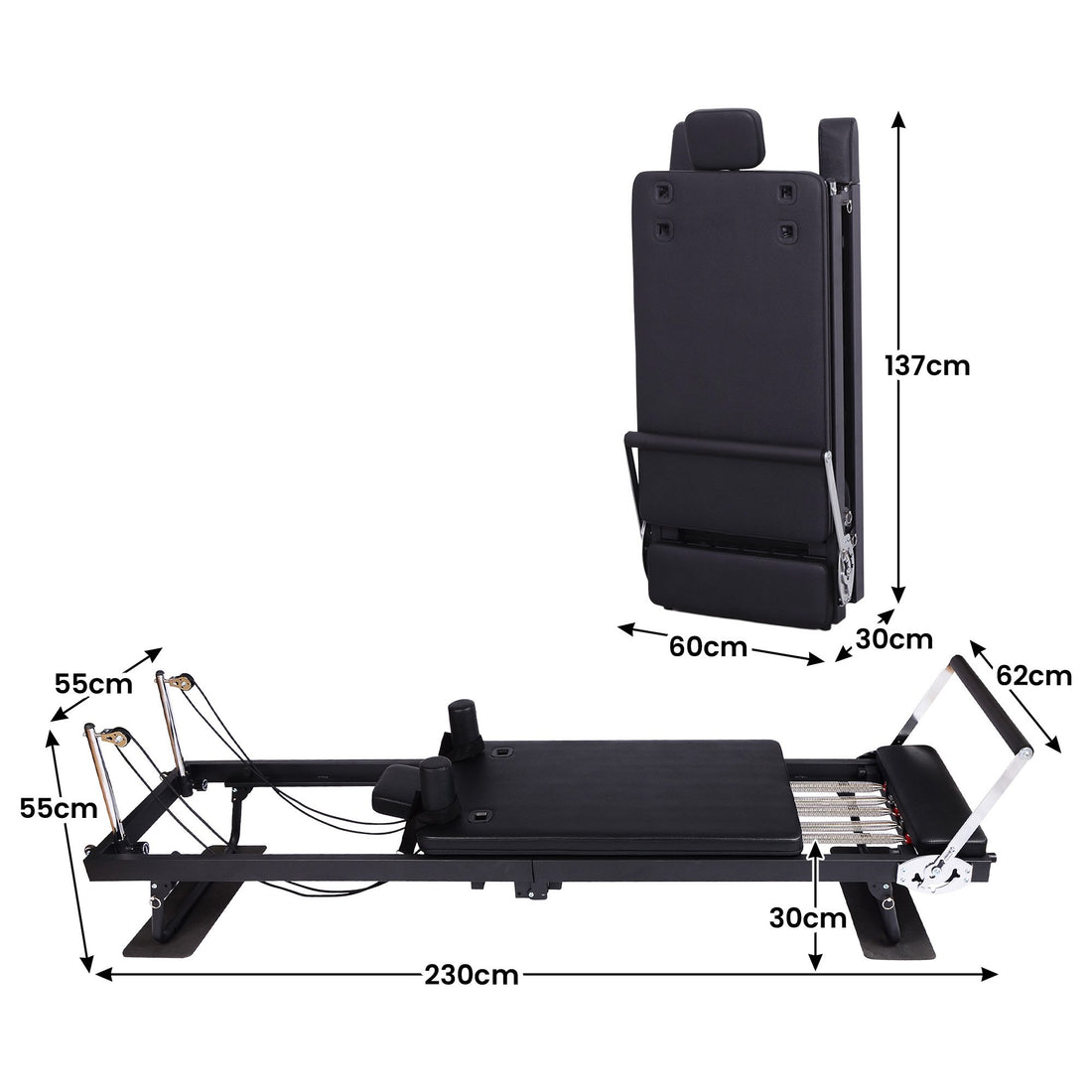 Powertrain Aria Steel Foldable Pilates Reformer
