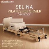 Powertrain Selina Wooden Folding Pilates Reformer (Beige)