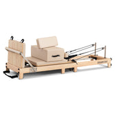Powertrain Selina Wooden Folding Pilates Reformer (Beige)