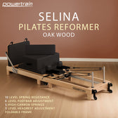 Powertrain Selina Wooden Folding Pilates Reformer (Black)