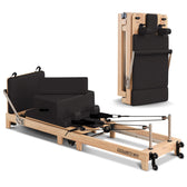 Powertrain Selina Wooden Folding Pilates Reformer (Black)