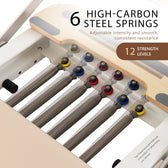 Powertrain Velora Aluminium Foldable Pilates Reformer (Beige)