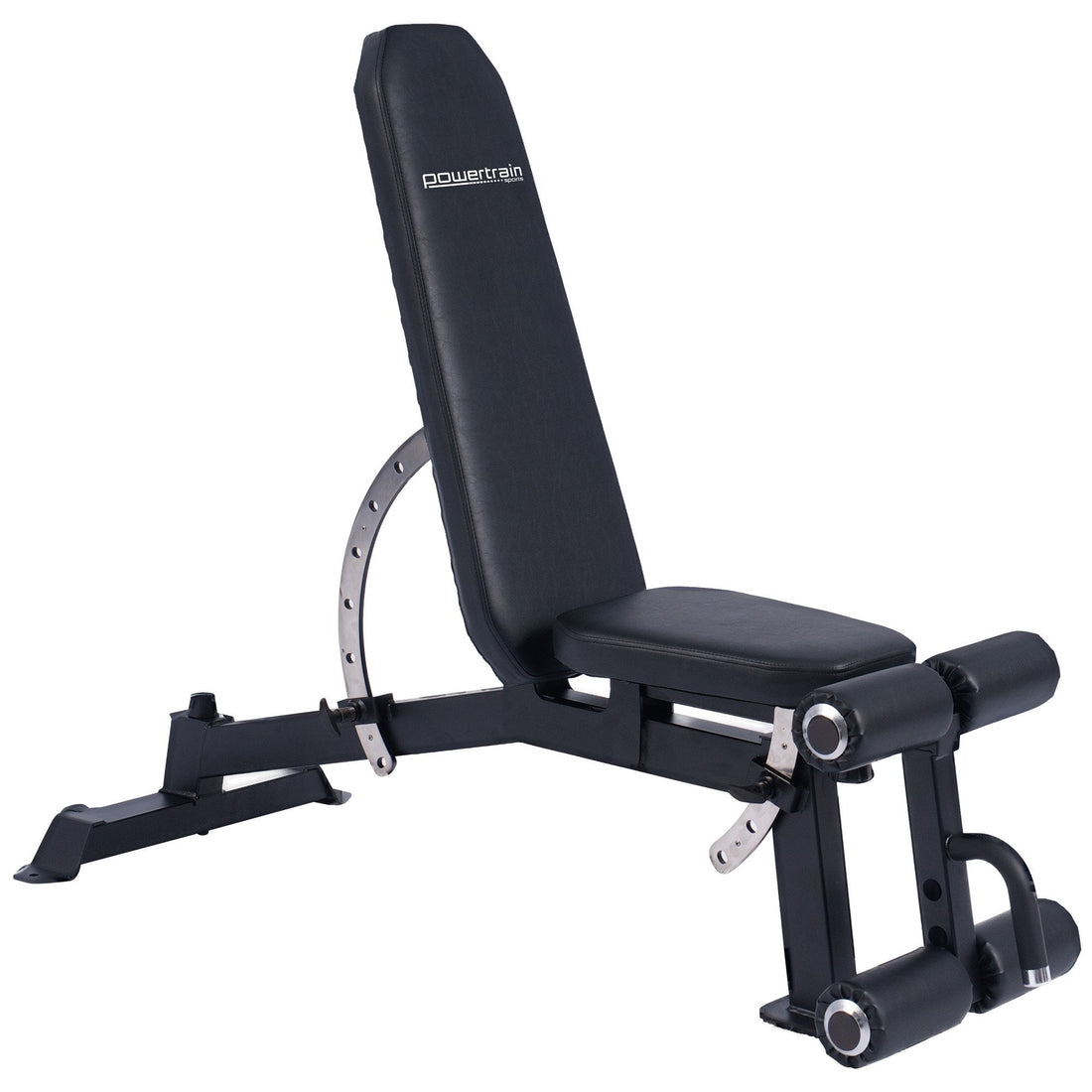 Powertrain Adjustable Workout Bench with Leg Attachment