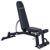 Powertrain Adjustable Workout Bench with Leg Attachment