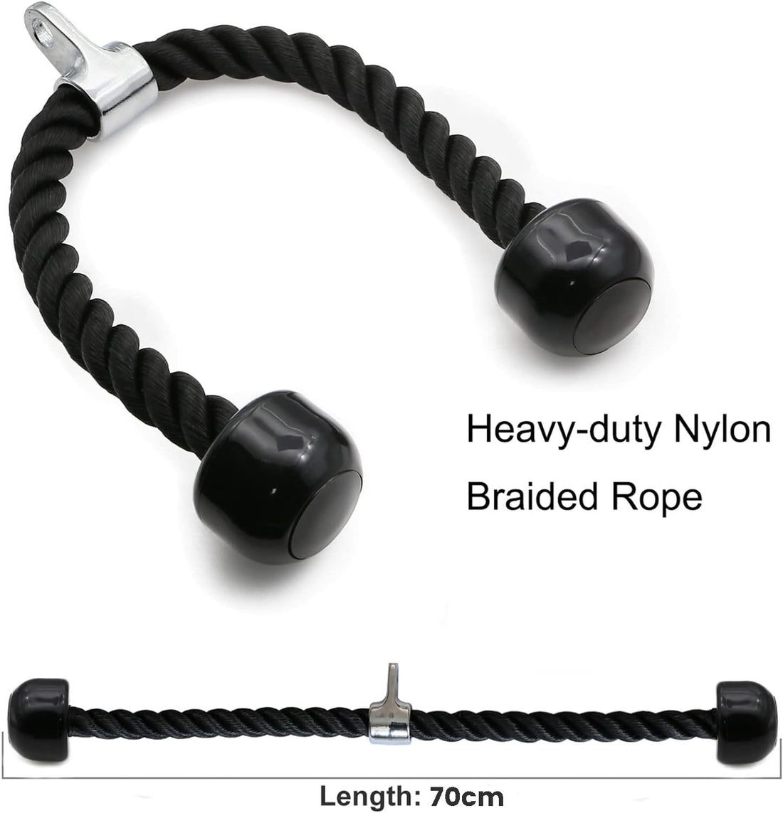 RTM Tricep Pulldown Rope Cable Machine Attachment