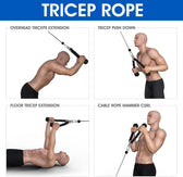 RTM Tricep Pulldown Rope Cable Machine Attachment