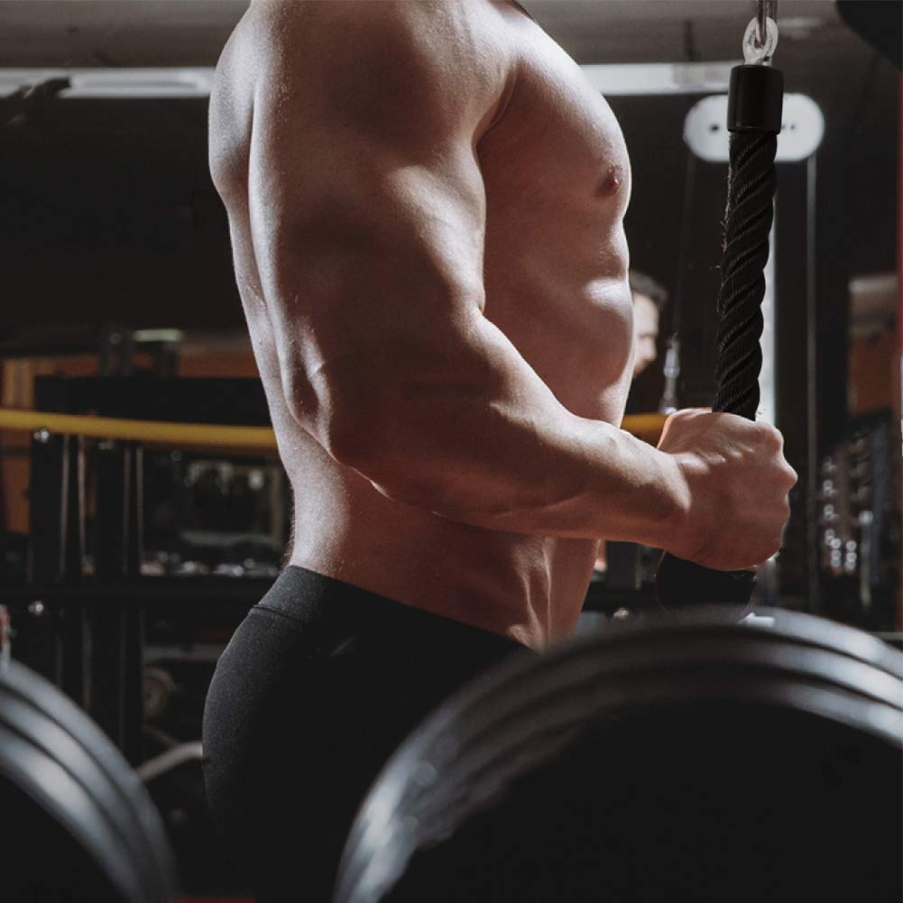 RTM Single Grip Tricep Pulldown Rope Cable Attachment