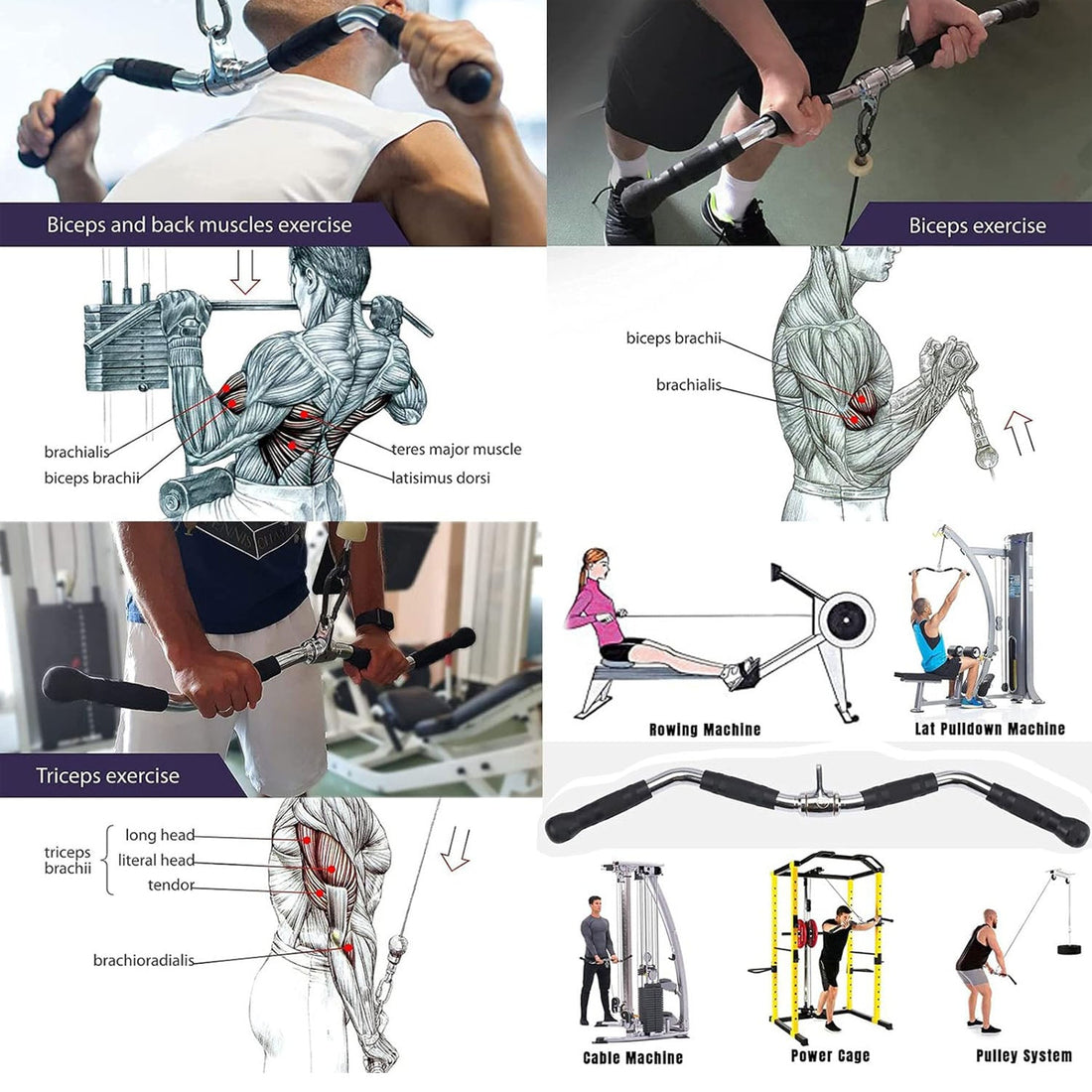 RTM 75cm EZ Pulldown Bar