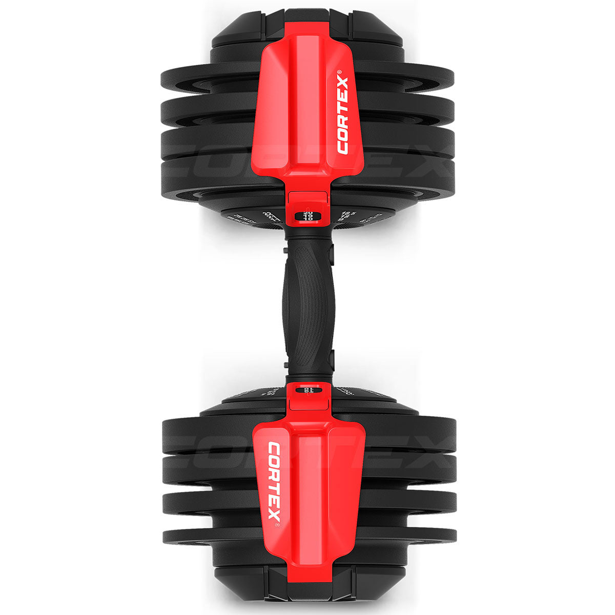 CORTEX Revolock V2 24kg Adjustable Steel All-in-One (Single) Dumbbell + Barbell + Kettlebell