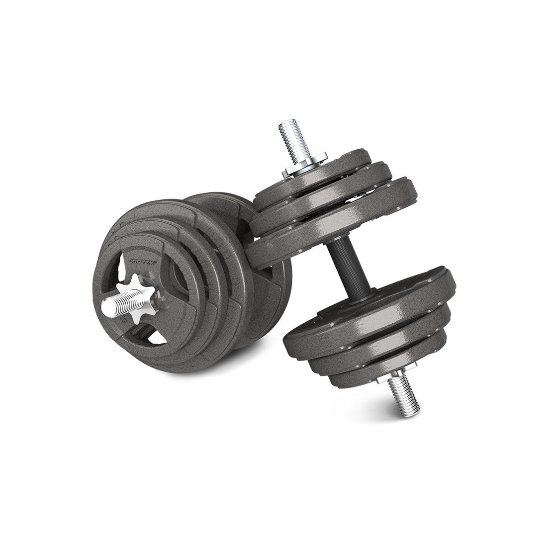 CORTEX PR4 Folding Power Rack Package (Set A) with 90kg Tri-Grip Weight Plate and Bar Set