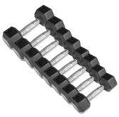 CORTEX Hex Dumbbell 56kg Set with Stand (4, 6, 8, 10kg Pairs)