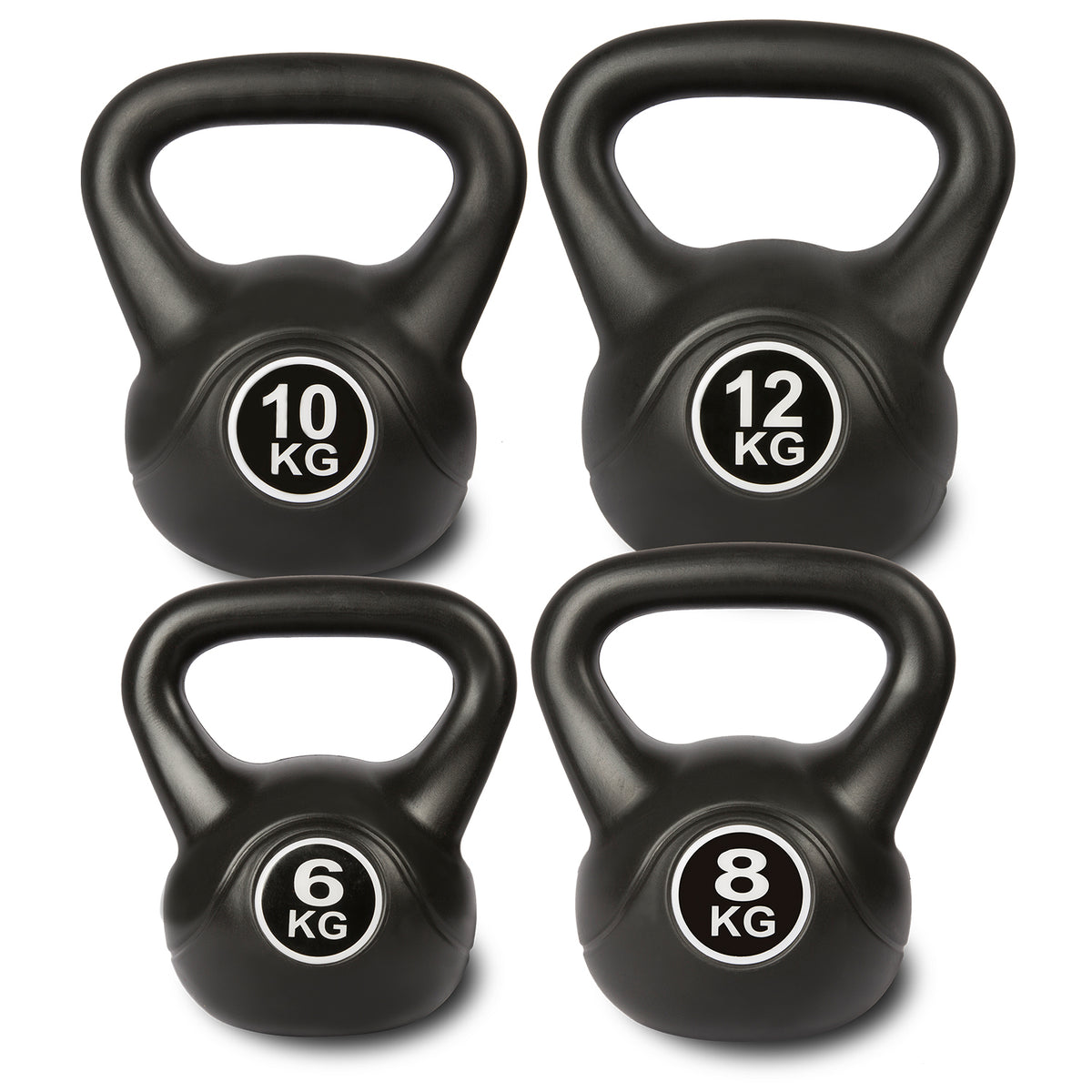 CORTEX Standard Kettlebells - Set of 4 (6, 8, 10, 12 kg)