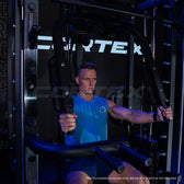 CORTEX SM-25 6-In-1 Power Rack With Smith & Cable Machine Package (Set D) with BN-9 Bench + 130kg Olympic Bumper Weight Plate & Barbell Package