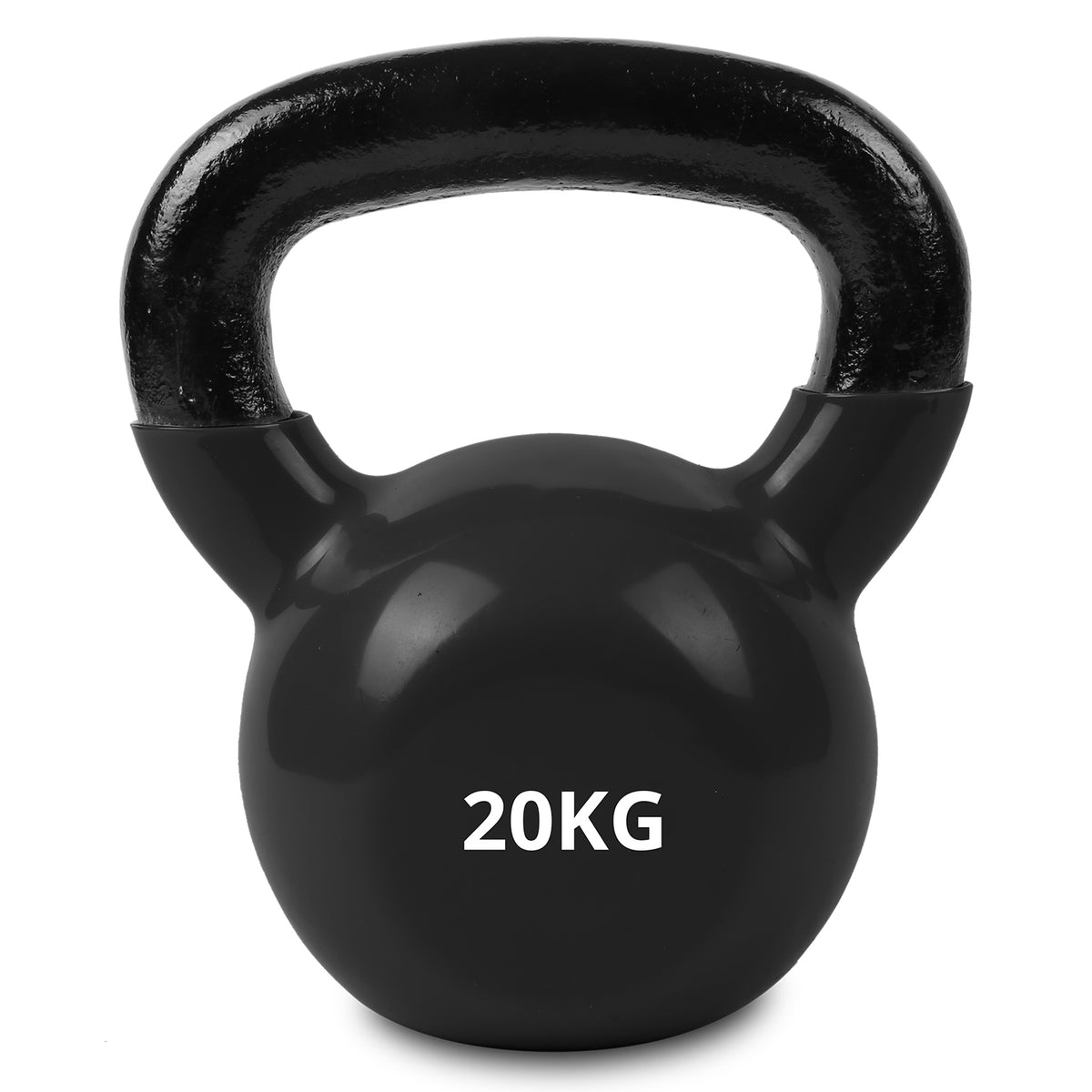 CORTEX Vinyl Kettlebells - Set of 7 (4, 6, 8, 10, 12, 16, 20 kg)