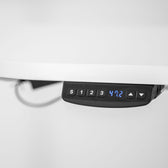 WalkingPad MC21 with Dual Motor Automatic Standing Desk 180cm in White/Black and Cable Management
