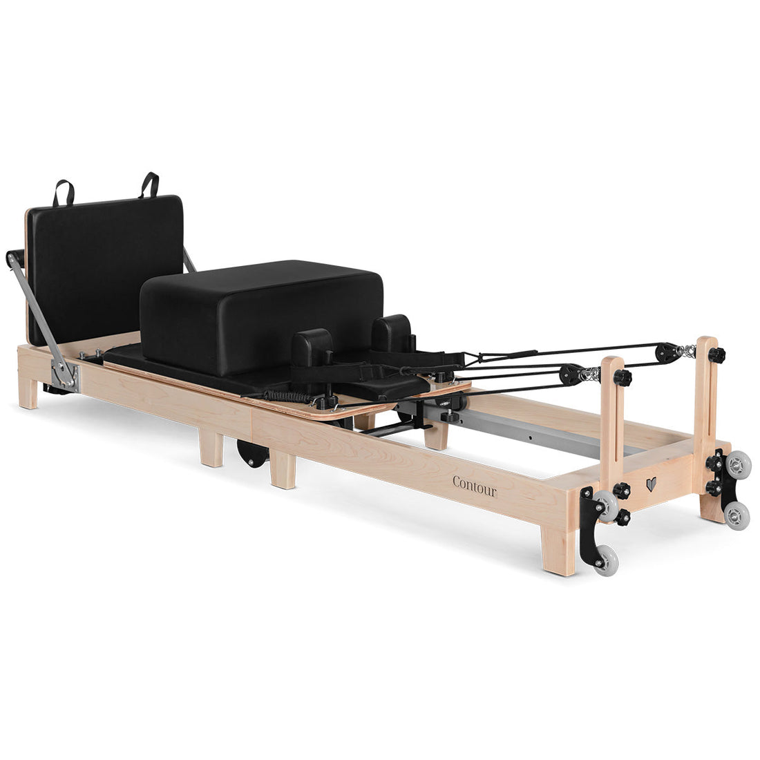 Lifespan Fitness Contour 2 Folding Wooden Pilates Reformer