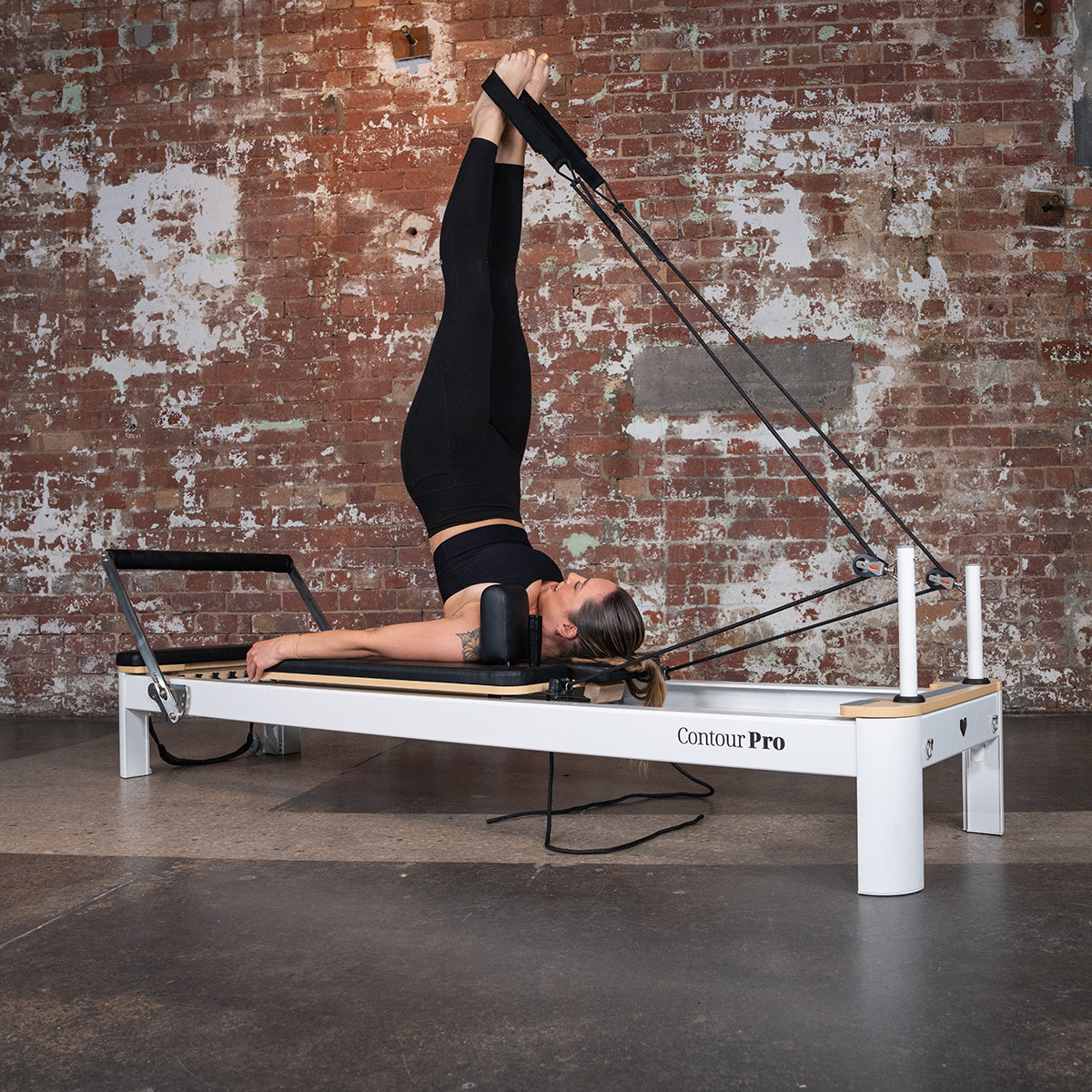 The Contour Pro Aluminium Pilates Reformer is fully adjustable for a wide range of workouts
