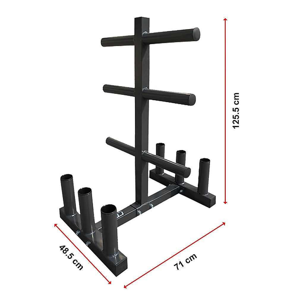 RTM Olympic Weight Tree Bar Rack Holder Storage