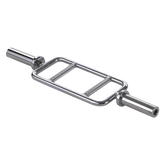 RTM Chrome Olympic Tricep Barbell with Spring Collars