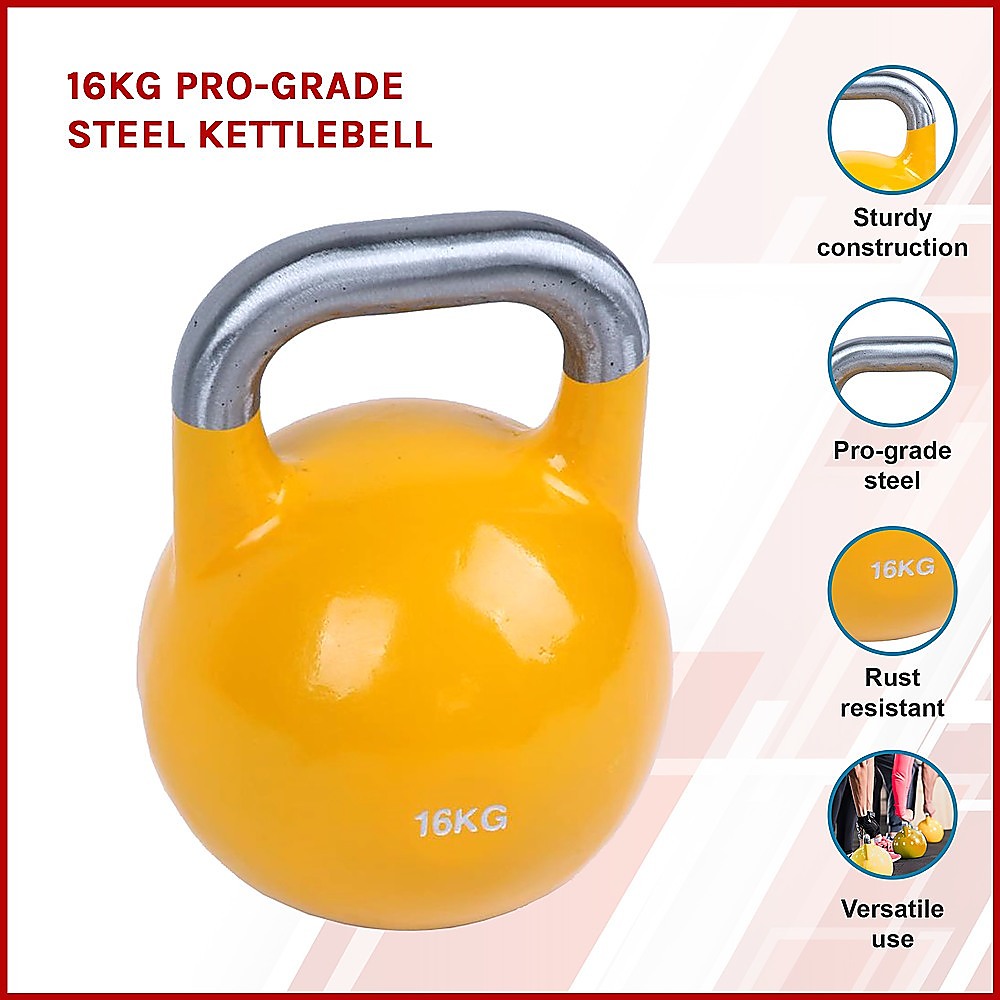 RTM 16KG Pro-Grade Steel KettleBell