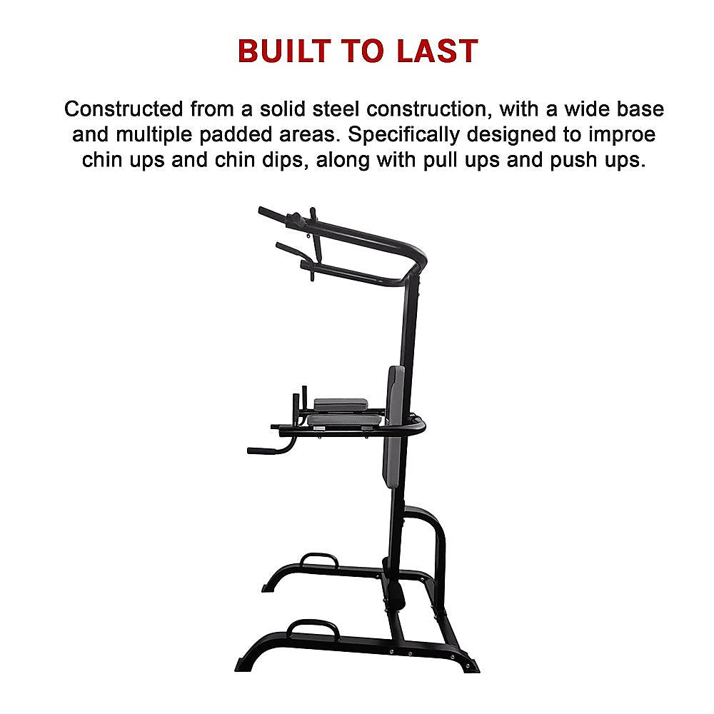 RTM Power Tower Chin Up Dip Pull Push Up Machine