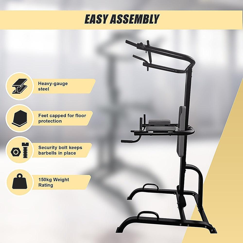RTM Power Tower Chin Up Dip Pull Push Up Machine