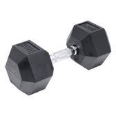 RTM 20kg Commercial Rubber Hex Dumbbell