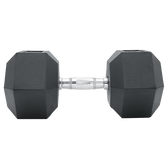 RTM 20kg Commercial Rubber Hex Dumbbell