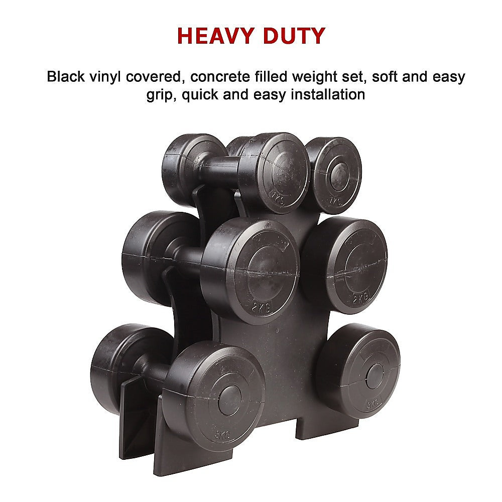 RTM 12kg Dumbbell Set