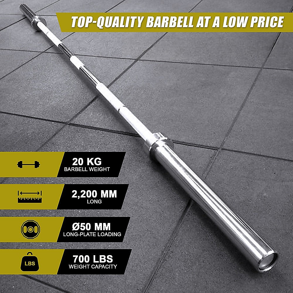 RTM 20kg Olympic Barbell (700lbs Rating)