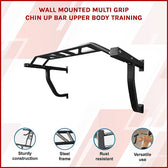 RTM Wall-Mounted Multi-Grip Chin Up Bar