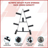 RTM Olympic Weight Plate Storage Rack 250kg Capacity