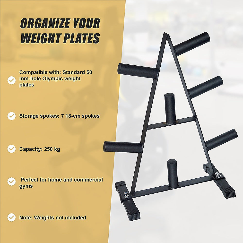 RTM Olympic Weight Plate Storage Rack 250kg Capacity