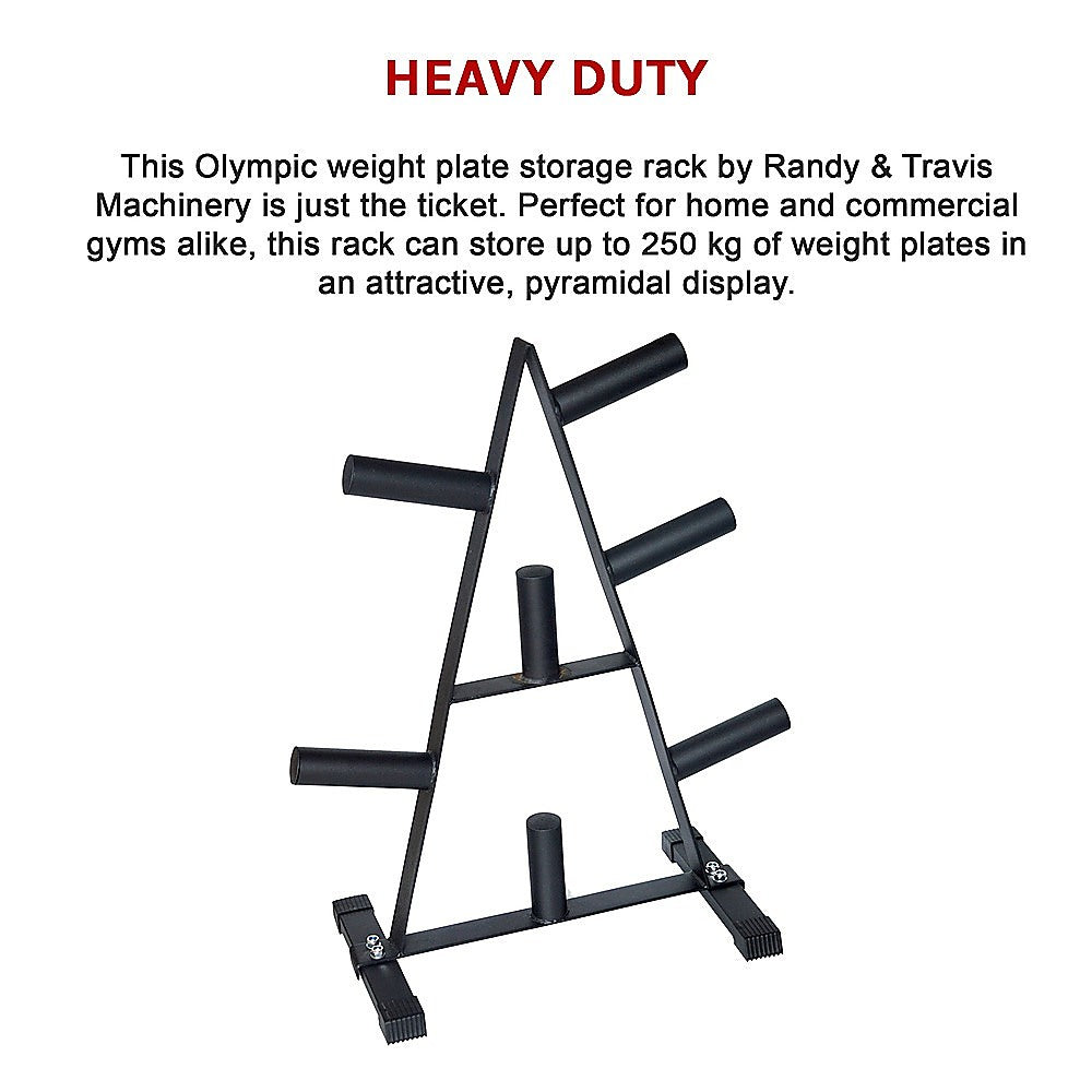 RTM Olympic Weight Plate Storage Rack 250kg Capacity