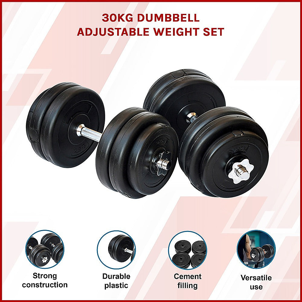 RTM 30kg Dumbbells (Pair)