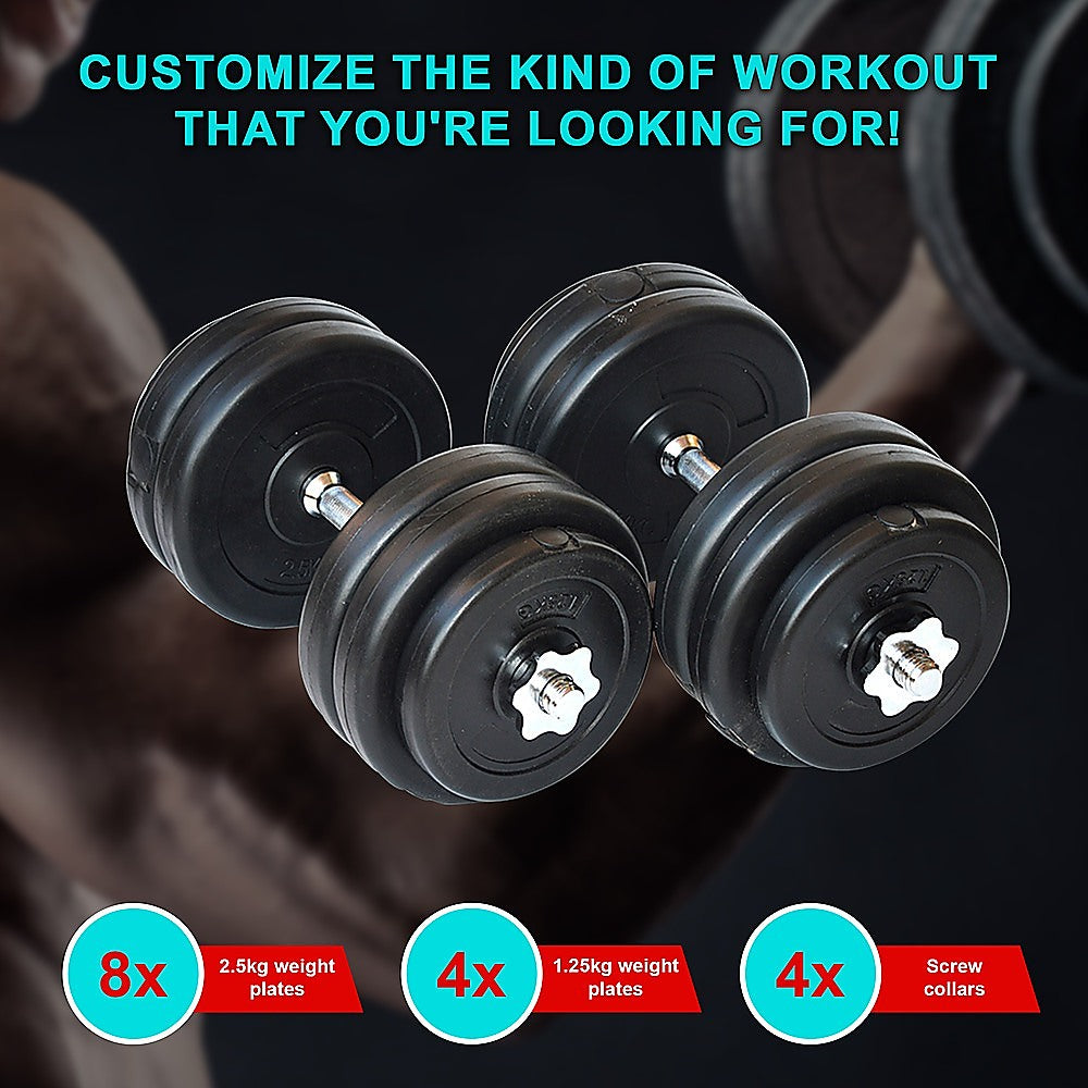 RTM 30kg Dumbbells (Pair)