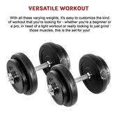 RTM 20kg Adjustable Dumbbells (Pair)