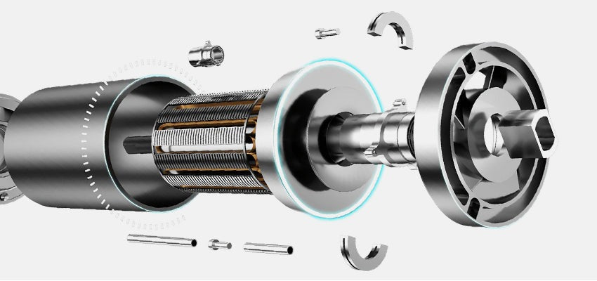 Woman enjoying a quiet workout on the WalkingPad C2, highlighting the treadmill