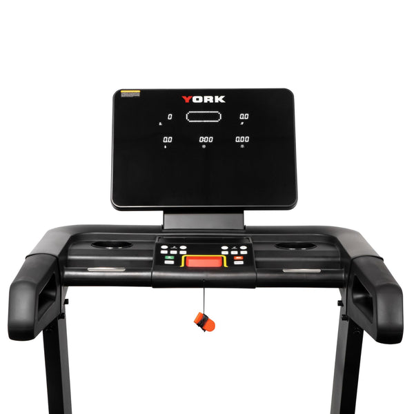 York T550 treadmill with digital display and sturdy design for home workouts