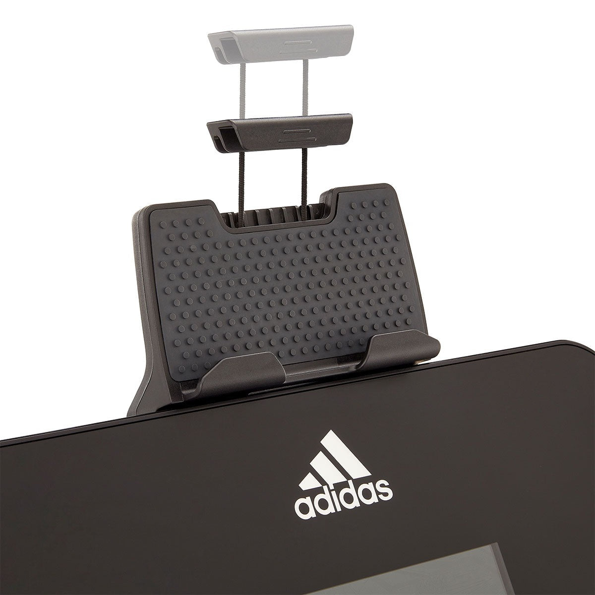 Adidas T-19 Treadmill with foldable design, digital display, and adjustable incline for home fitness enthusiasts.