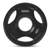 Cortex 1.25kg Tri-Grip V2 Rubber Olympic Plates (4 Pack)