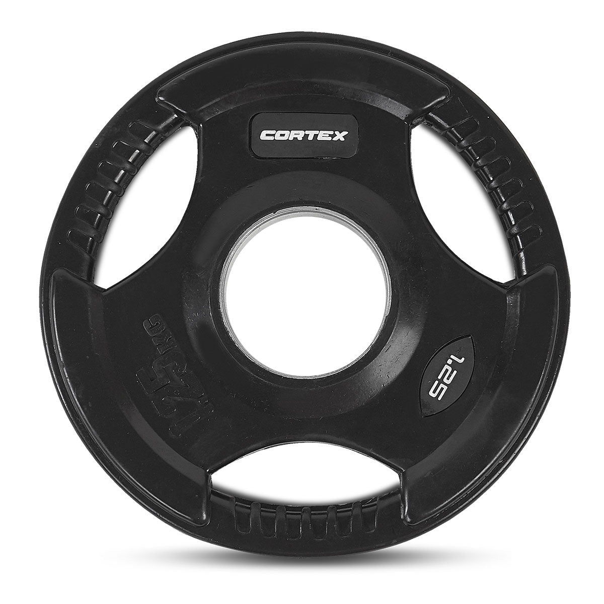 Cortex 1.25kg Tri-Grip V2 Rubber Olympic Plates (4 Pack)