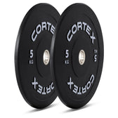 Cortex 100kg Black Series V3 Bumper Plate Set