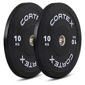 Cortex 100kg Black Series V3 Bumper Plate Set