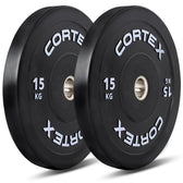 Cortex 100kg Black Series V3 Bumper Plate Set