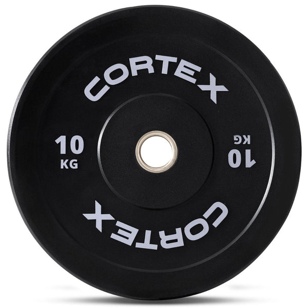 Cortex gym weight plate in a modern fitness studio with workout equipment