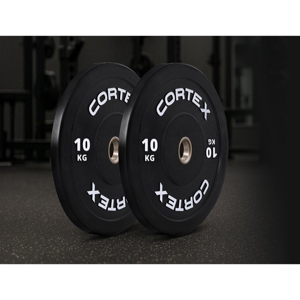 Cortex 10kg Black Series V3 Bumper Plates (2 Pack)